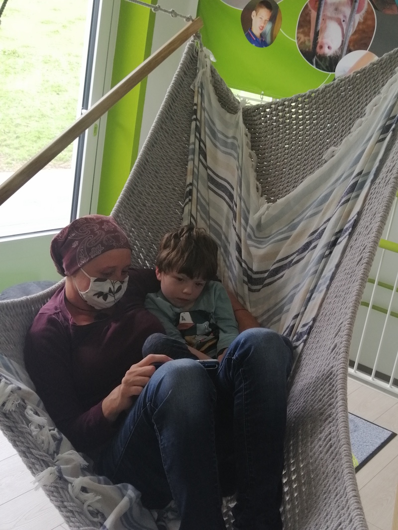 Kathi und SImon Haengematte