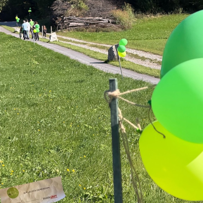 Egger lauft mit Schritt fuer Schritt 9