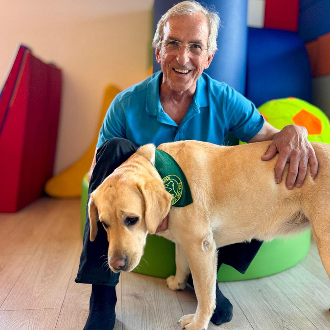 Herbert und Nala TherapiebegleithundeTeam Herbert mit Nala - Therapiebegleithund